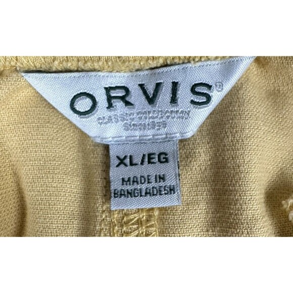Orvis Womens XL Yellow Shorts Casual Drawstring Pull On Summer Pants New - Picture 5 of 8